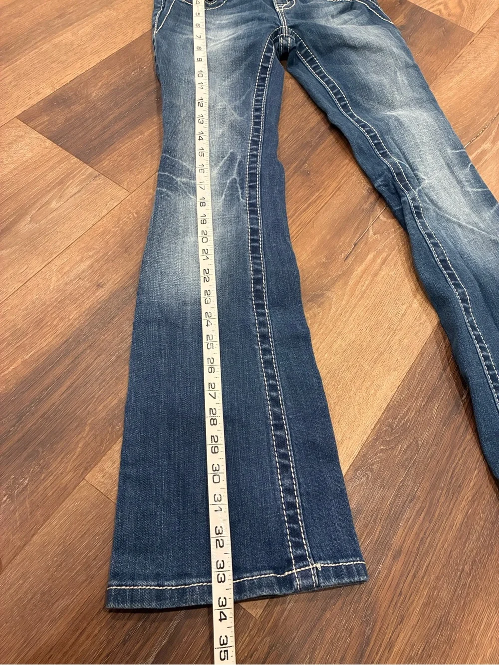Miss Me Blue Jeans Bootcut Peace 10 Girl